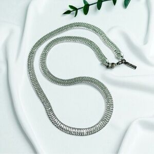 🤍Vintage Napier Silver Herringbone Necklace